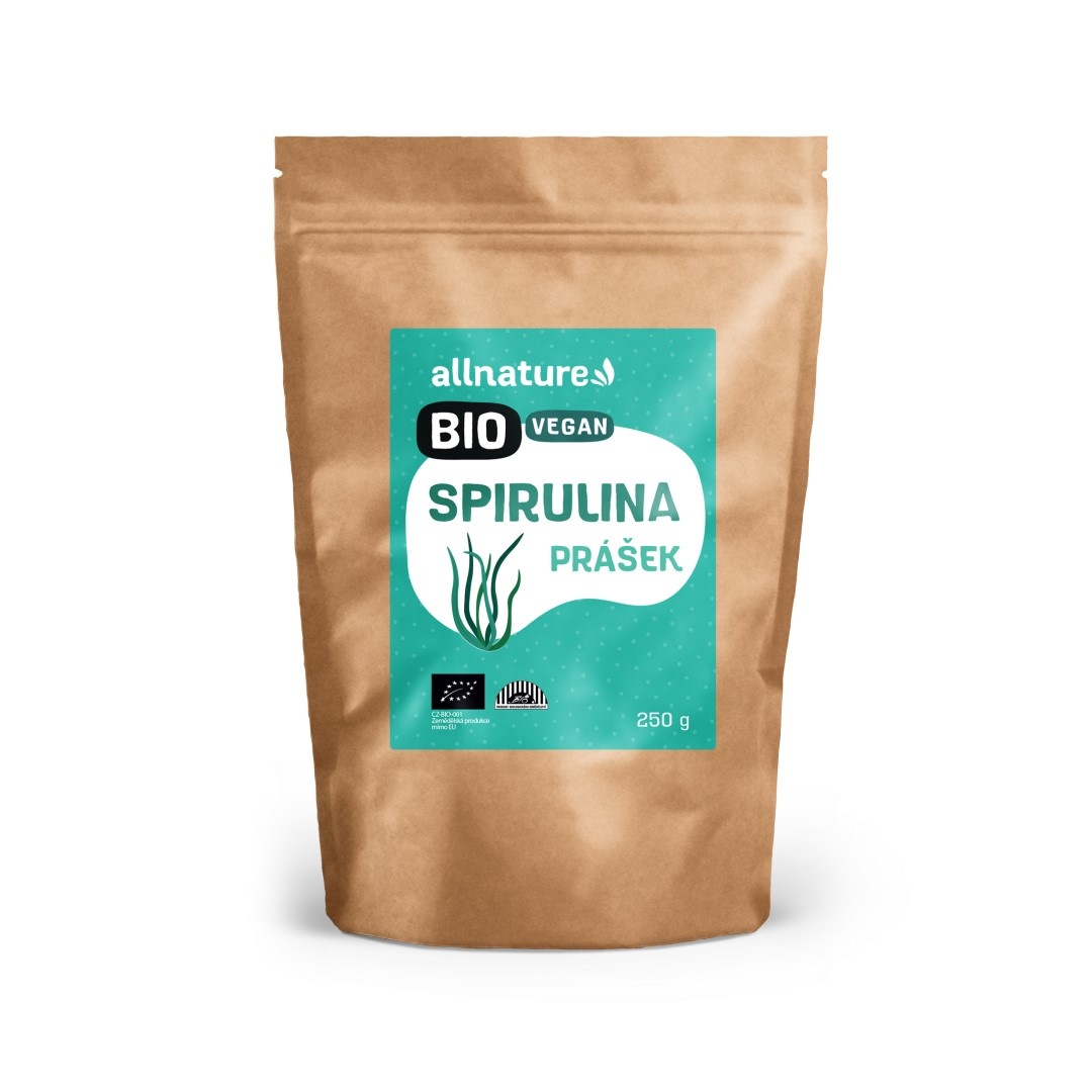 Allnature Spirulina BIO prášek 250 g