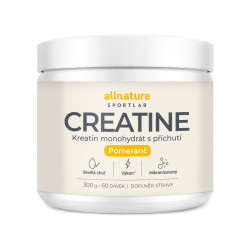 Allnature Sportlab Creatine monohydrát pomeranč 300 g