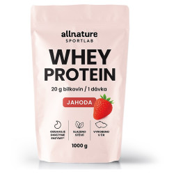 ALLNATURE Sportlab whey protein jahoda 1000 g
