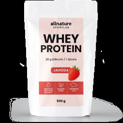 ALLNATURE Sportlab whey protein jahoda 500 g