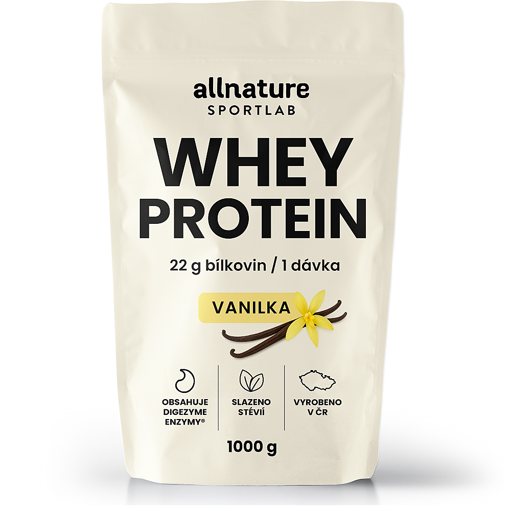 ALLNATURE Sportlab whey protein vanilka 1000 g