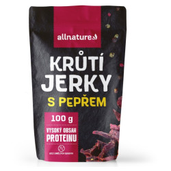 ALLNATURE Turkey pepper Jerky sušené maso 100 g