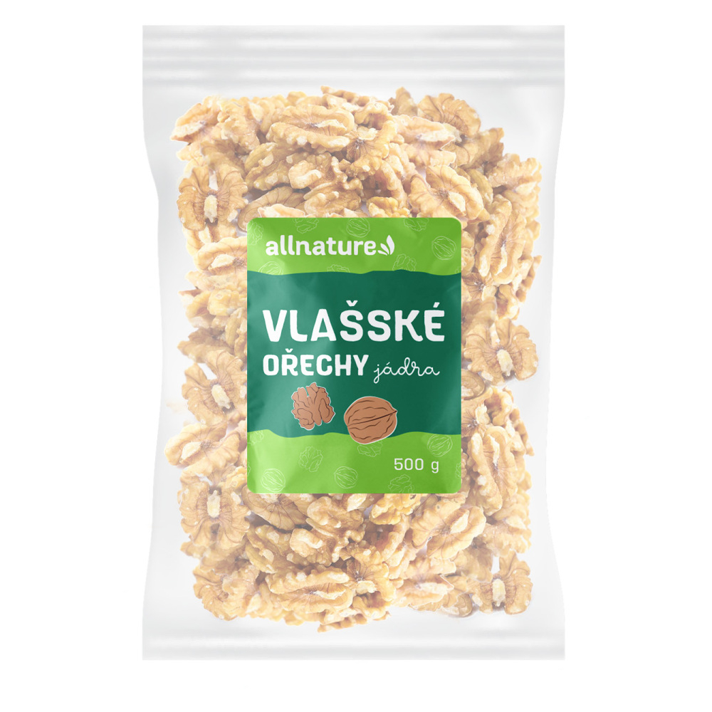 ALLNATURE Vlašské ořechy jádra 500 g