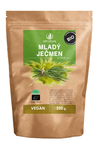 ALLNATURE Zelený ječmen prášek BIO 250 g