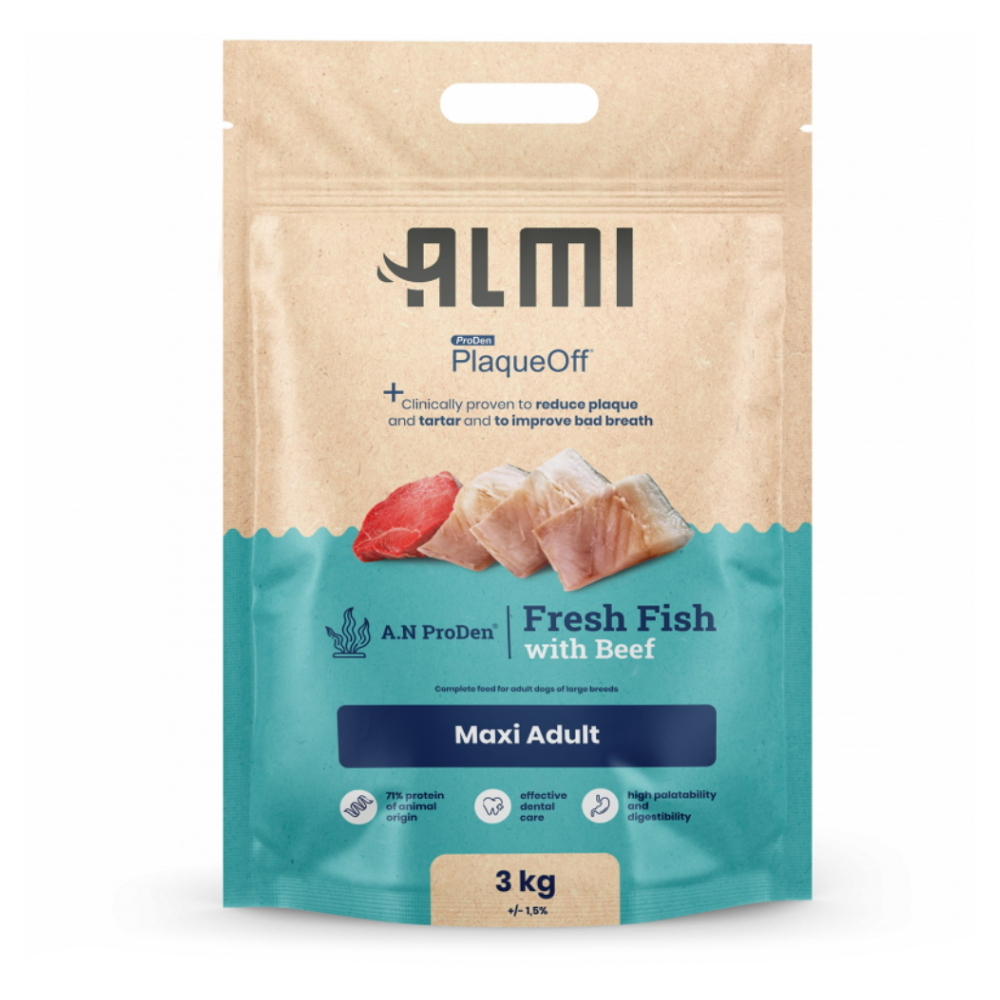 ALMI Maxi Adult granule pro psy, Hmotnost balení (g): 3 kg