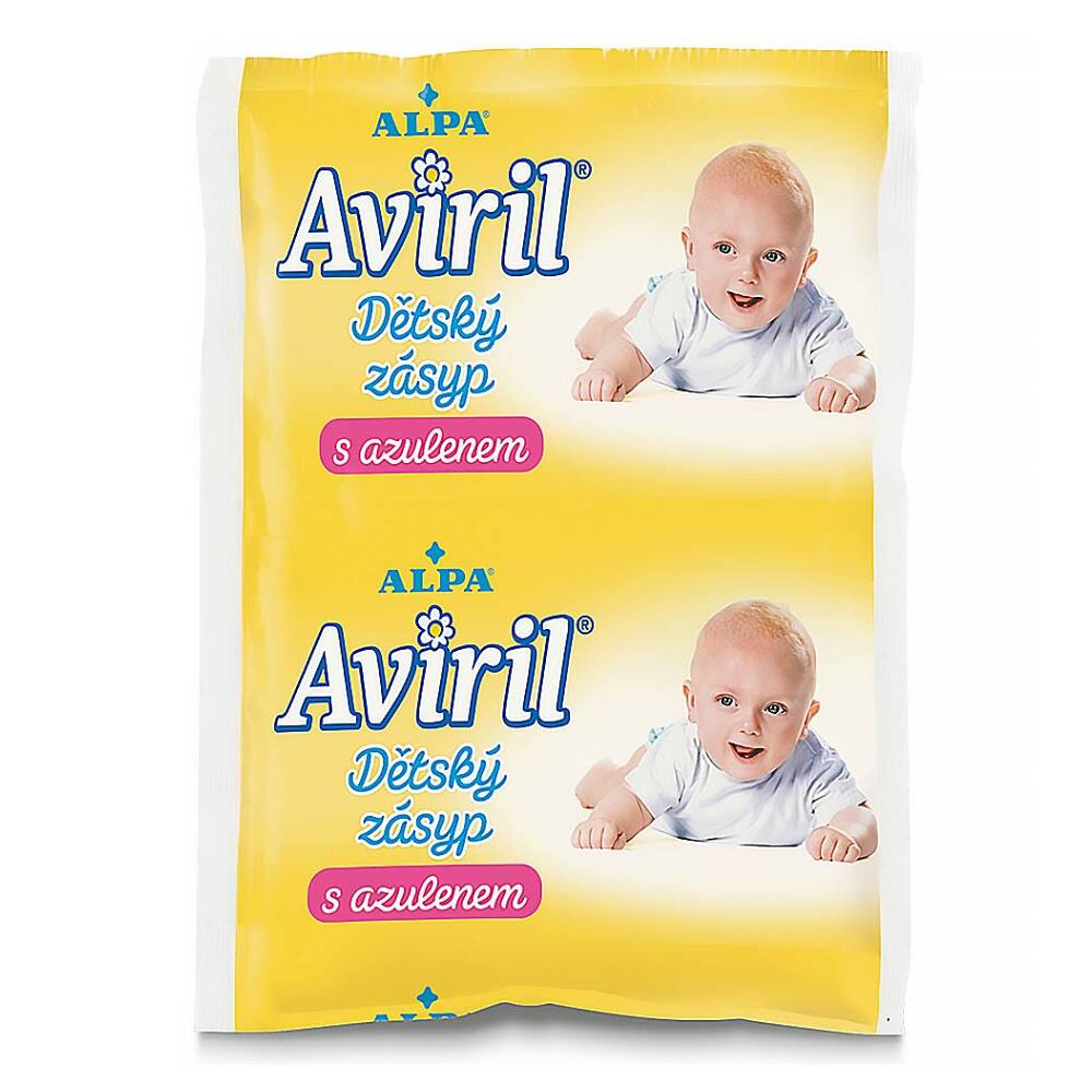 ALPA Aviril dětský zásyp s azulenem sáček 100 g