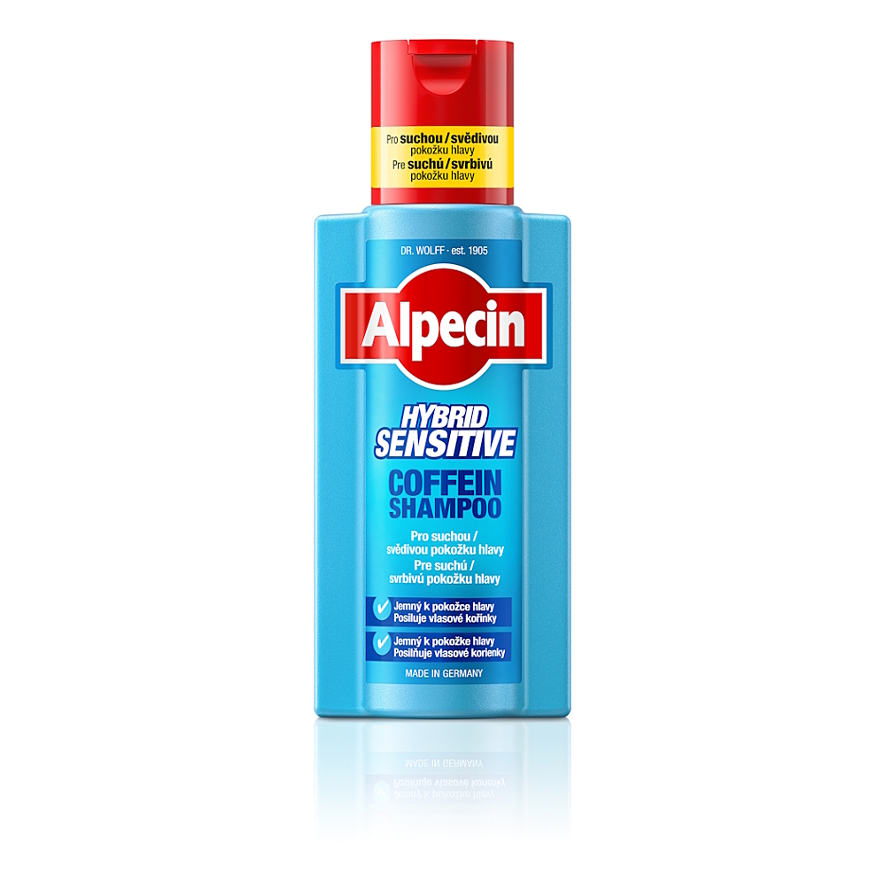 ALPECIN Hybrid sensitive kofeinový šampon 250 ml