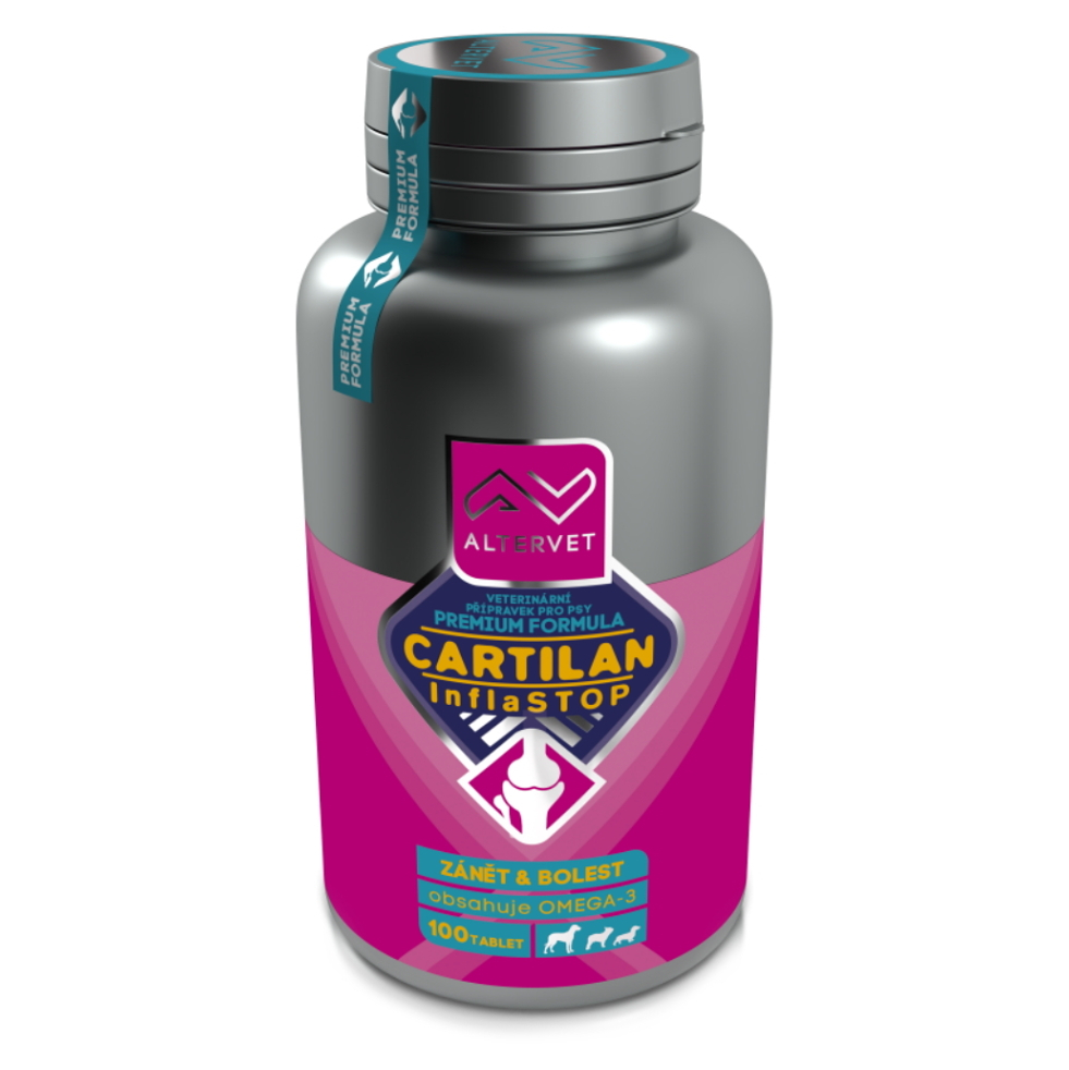 ALTERVET Cartilan inflastop na klouby pro psy 100 tbl