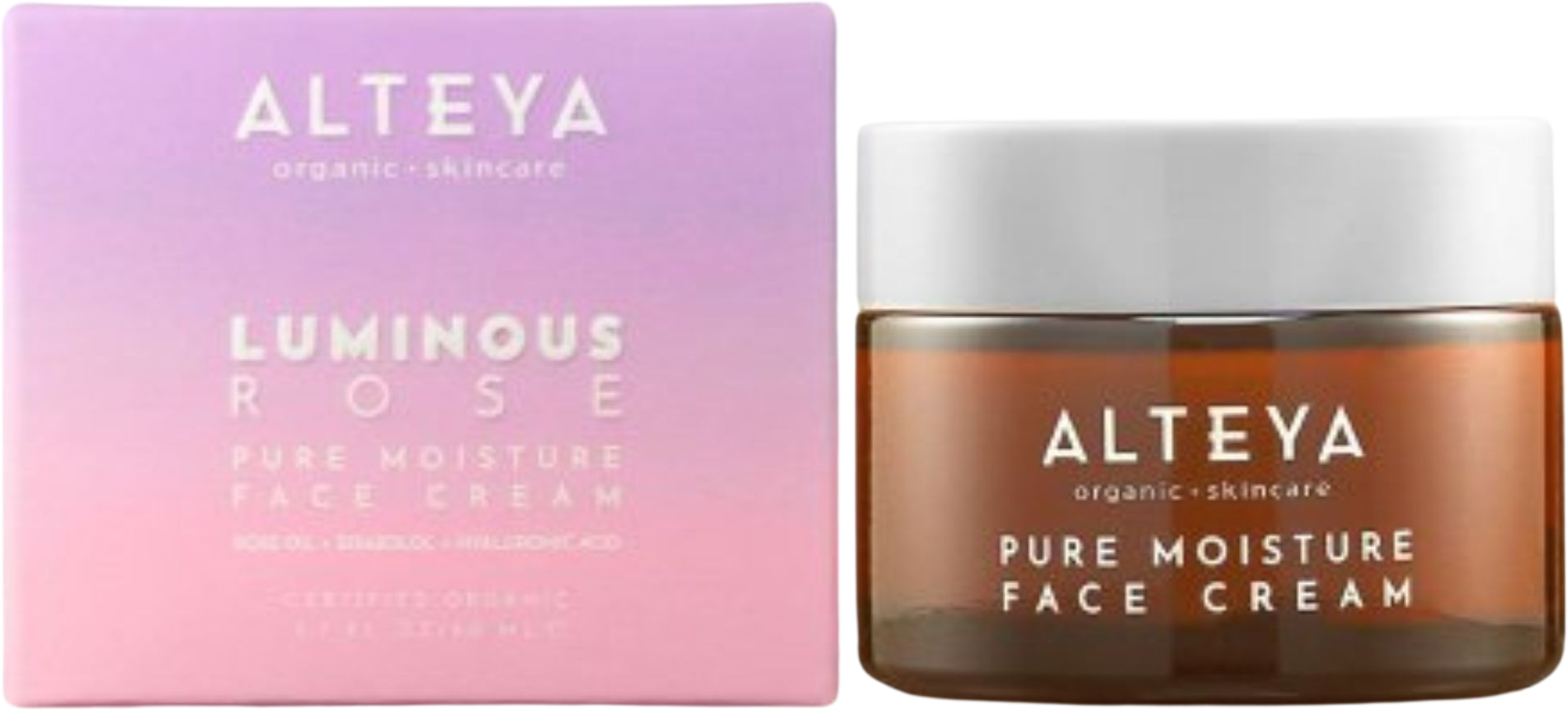 ALTEYA ORGANICS Zvlhčující krém na obličej Luminous Rose Alteya Organics 50 ml