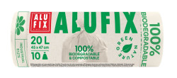 Alufix Green Nature BIO Kompostovatelné pytle na odpadky 20 l 10 ks