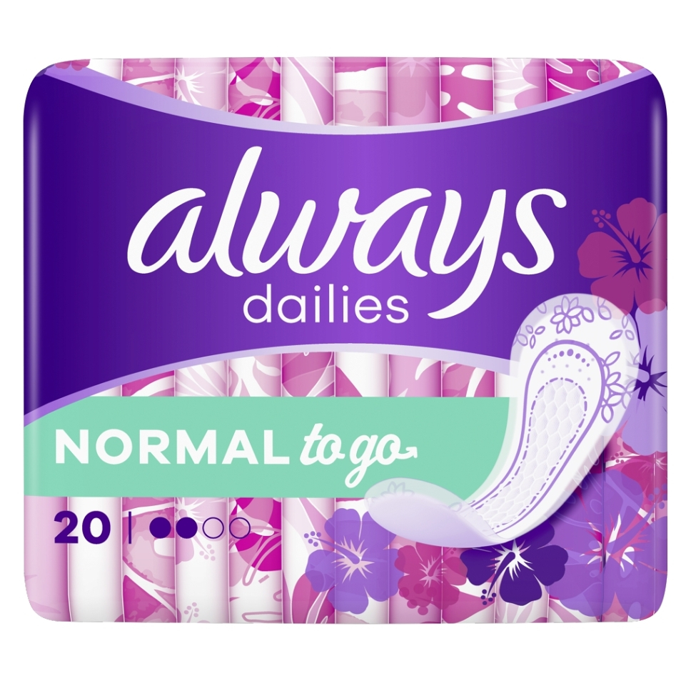 ALWAYS Dailies Normal Intimní vložky 20 ks