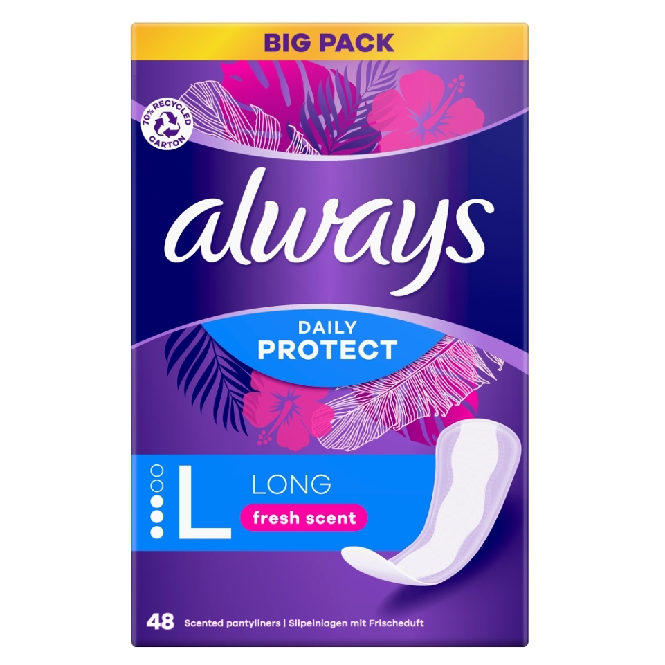 ALWAYS Intimky Daily Protect Long 48 kusů