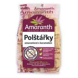 AMARANTH Polštářky amarantové s karamelem 100 g