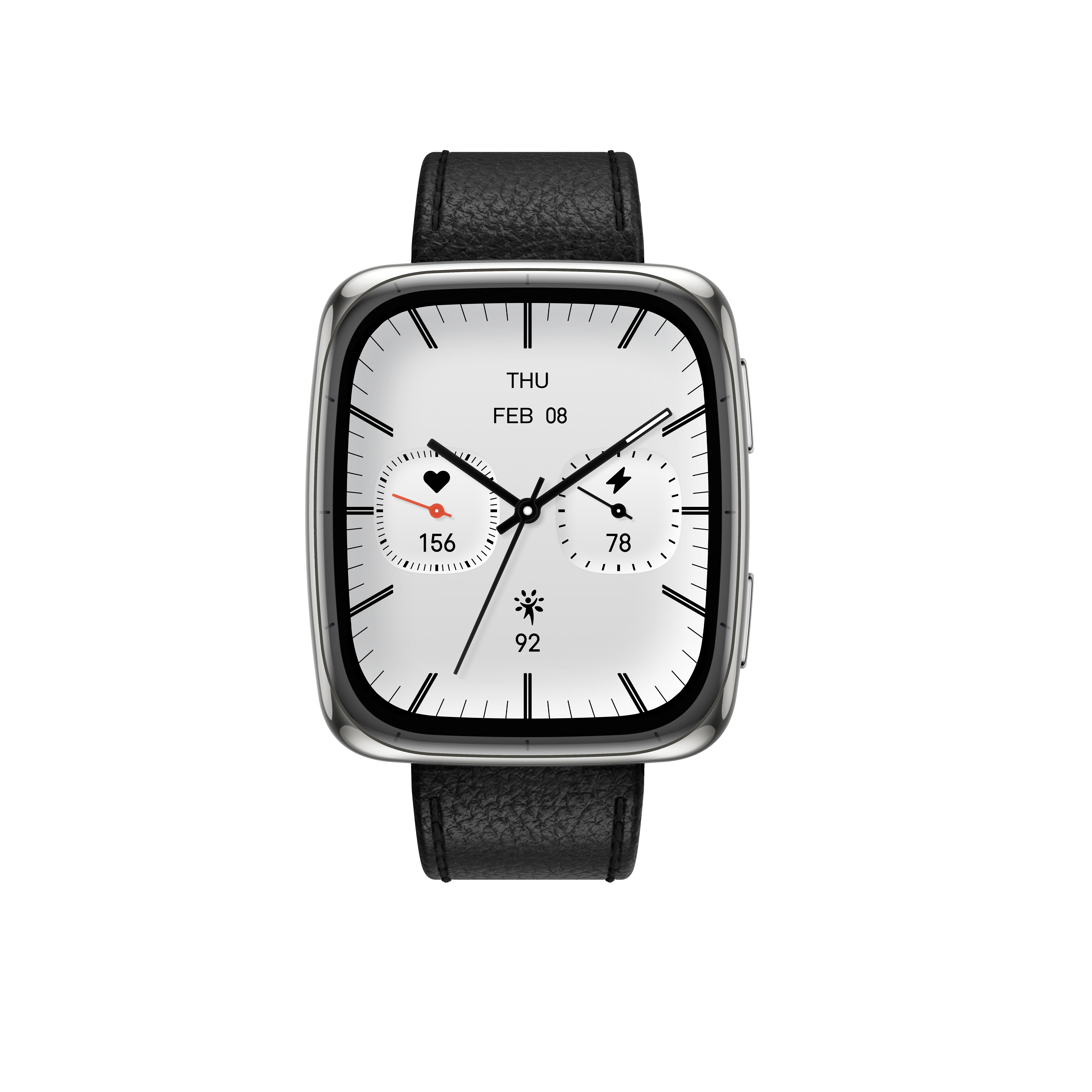 Amazfit Active 2 Square chytré hodinky černé