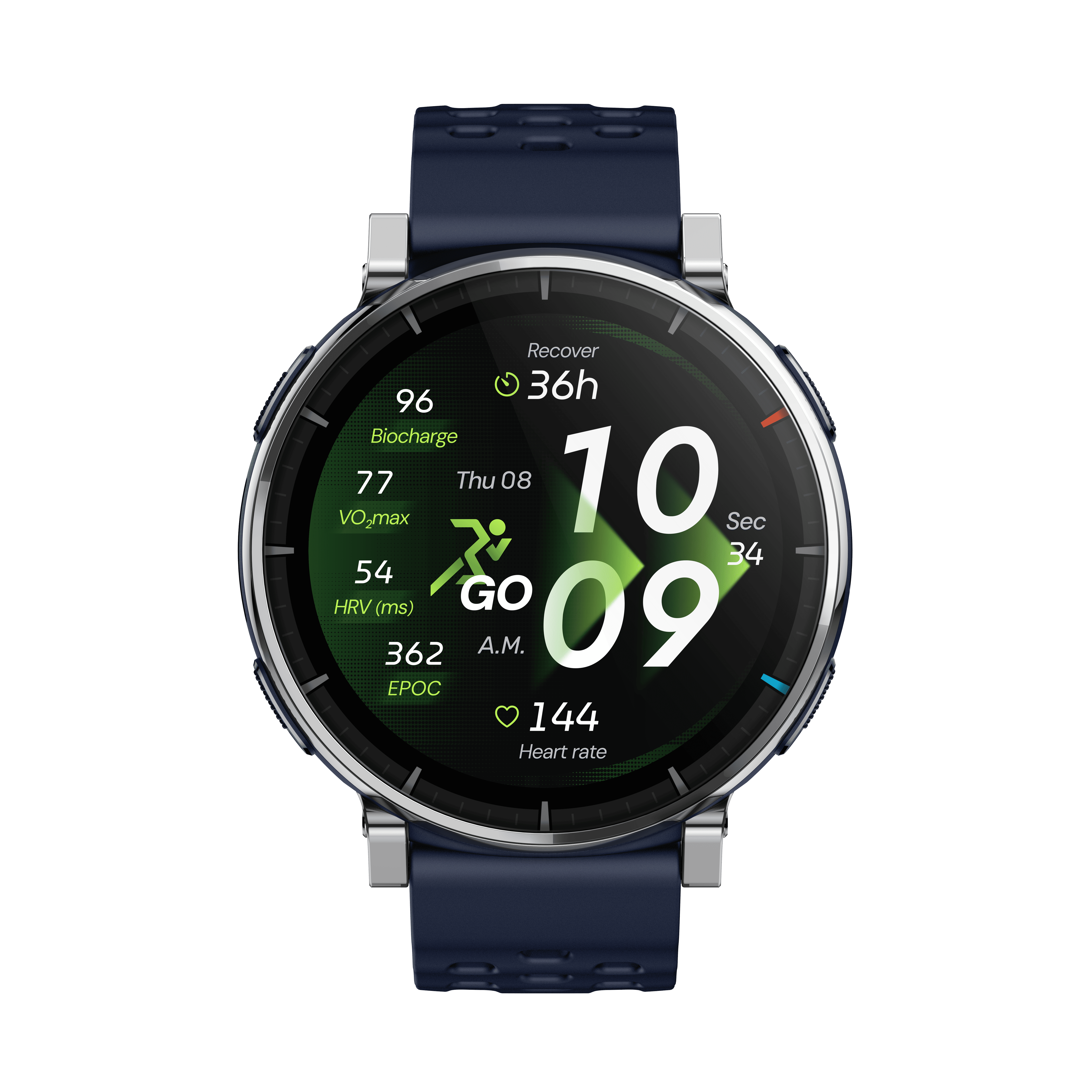 Amazfit Active 3 Premium chytré hodinky Atlas Blue