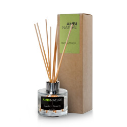 Ambinature Tyčinkový difuzér BAMBOO FLOWERS MIKADO 100 ml Přírodní