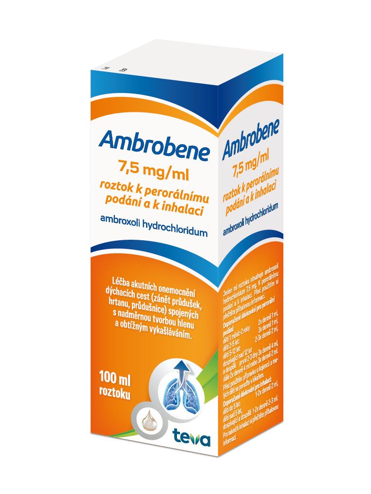 Ambrobene 7,5 mg/ml roztok 100 ml