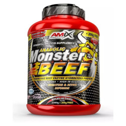 AMIX Anabolic monster BEEF 90% protein lesní ovoce 2200 g