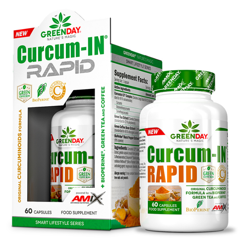AMIX Greenday Curcum-IN rapid 60 kapslí