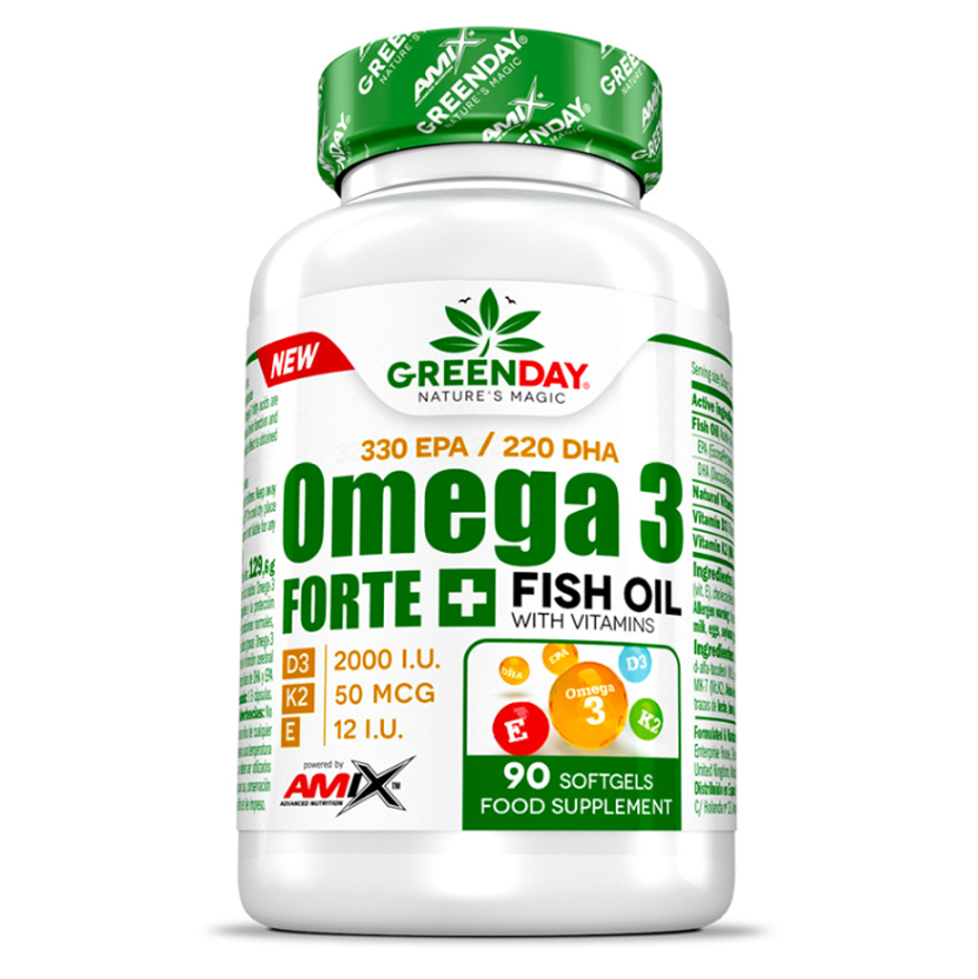 AMIX Greenday Omega 3 FORTE+ 90 kapslí