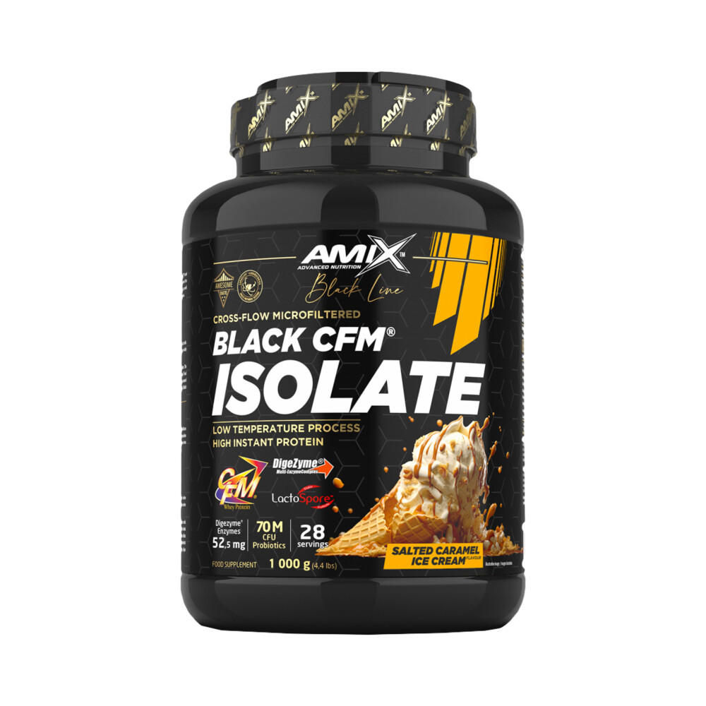 Amix Nutrition Black CFM Isolate 1000g chocolate cake