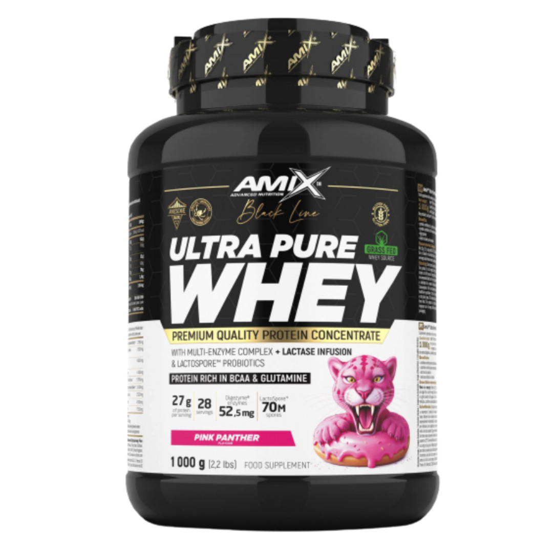 Amix Nutrition Black Line Ultra Pure Whey Protein 1000g - milky white chocolate