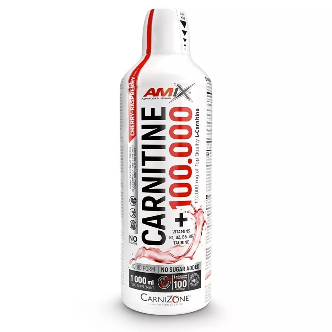 Amix Nutrition Carnitine 100.000 1000ml - malina, višeň