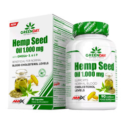 Amix Nutrition Hemp Seed Oil 1.000mg - 60 kapslí