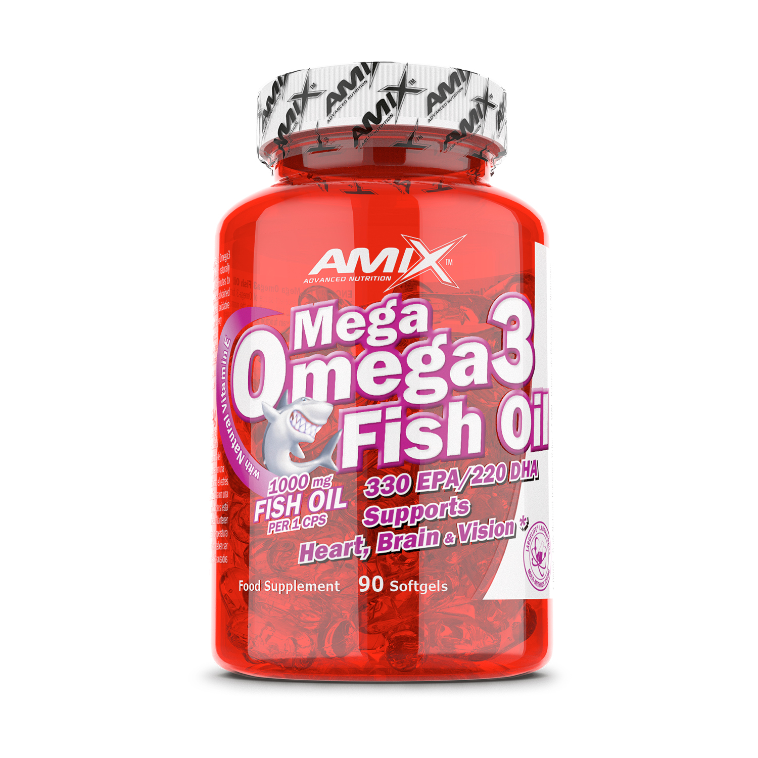 Amix Nutrition Mega Omega 3 Fish Oil 90 cps
