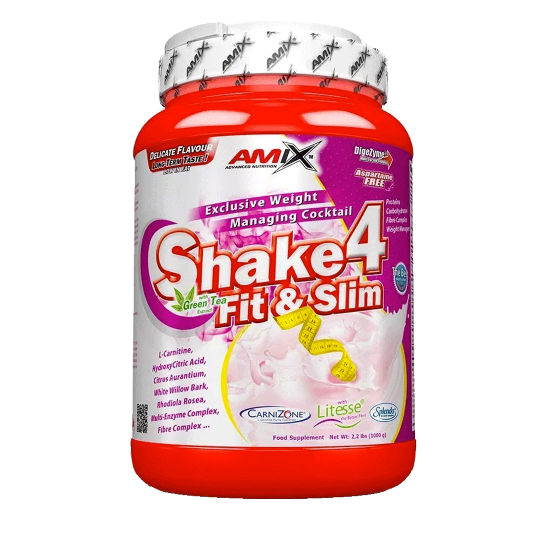 Amix Nutrition Shake 4 Fit&Slim 1000g - lesní plody