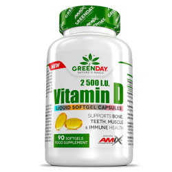 Amix Nutrition Vitamin D 2500 I.U. - 90 kapslí