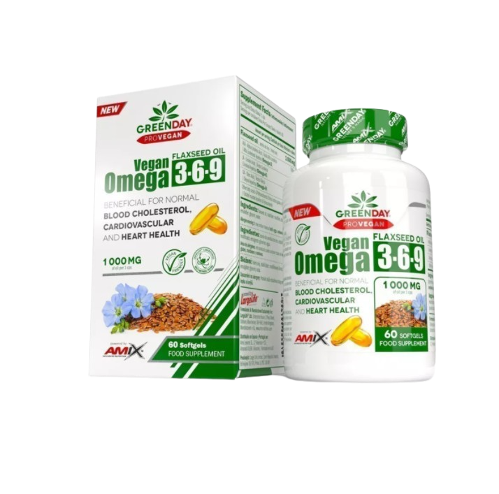 AMIX ProVegan Omega 3-6-9, 60 kapslí
