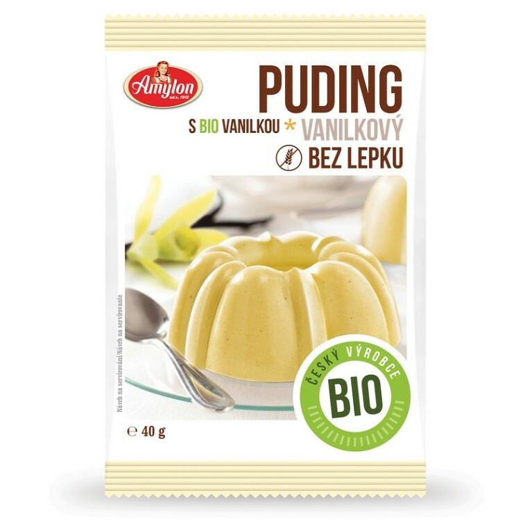 AMYLON Puding vanilkový Amylon 40 g BIO