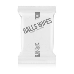 ANGRY BEARDS Snowballs Vlhčené ubrousky pro muže 15 kusů