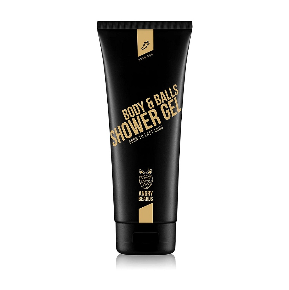 ANGRY BEARDS Sprchový gel na tělo a intimní partie Ryan Run 230 ml
