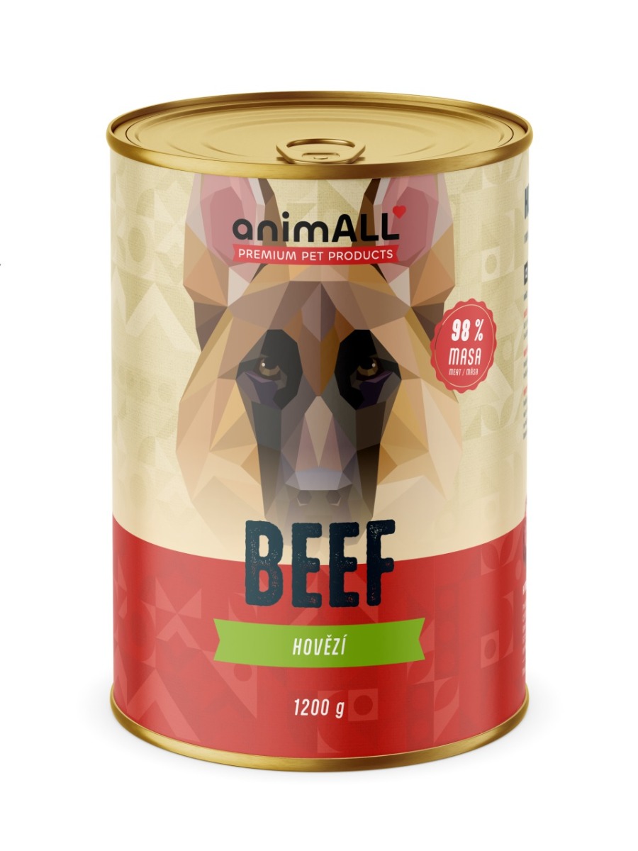 animALL Hovězí konzerva pro psy 1200 g