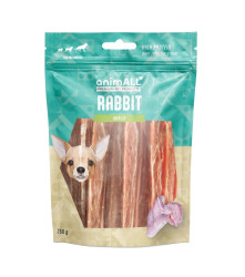 animALL Králičí proužky pamlsky pro psy 250 g