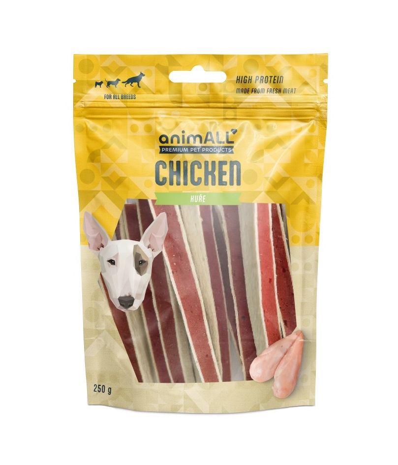 animALL Kuřecí sendvič pamlsky pro psy 250 g
