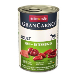 Animonda Adult hovězí a kachní srdce konzerva 400 g