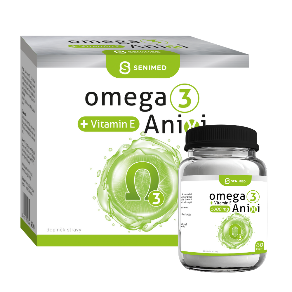 Anixi Omega 3 + vitamin E 180 kapslí