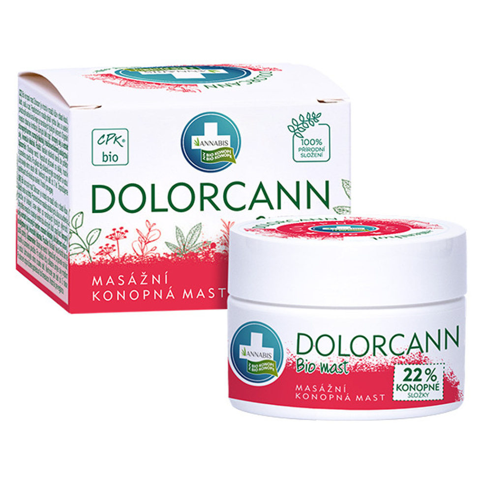 ANNABIS Dolorcann Konopná mast na klouby BIO 50 ml