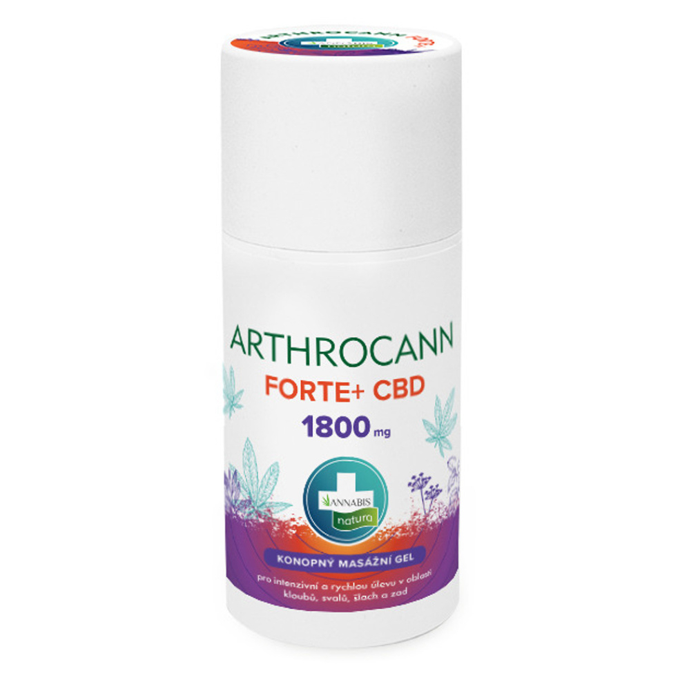 ANNABIS Natura Arthrocann Forte CBD+ Masážní gel 90 ml