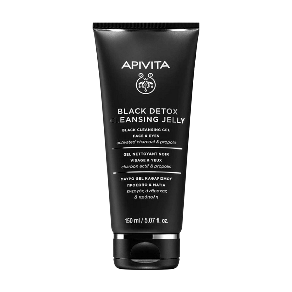 APIVITA Black Detox Cleansing Jelly Černý čisticí gel 150 ml