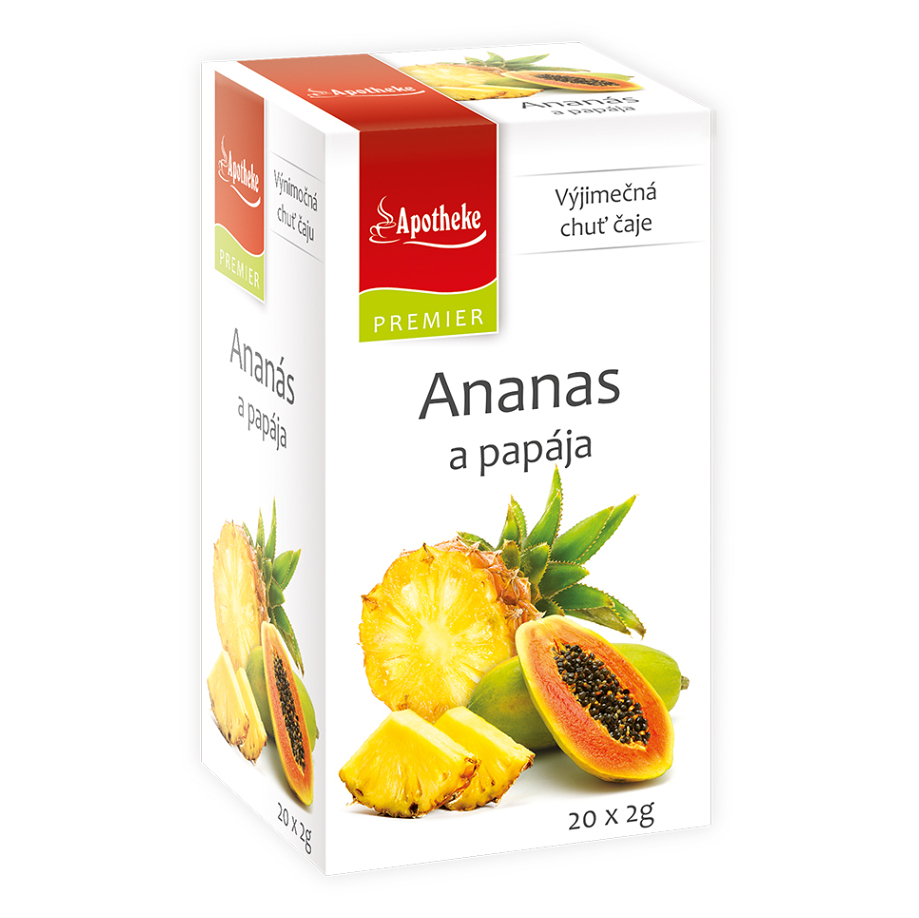 APOTHEKE Ananas a papája 20x2 g