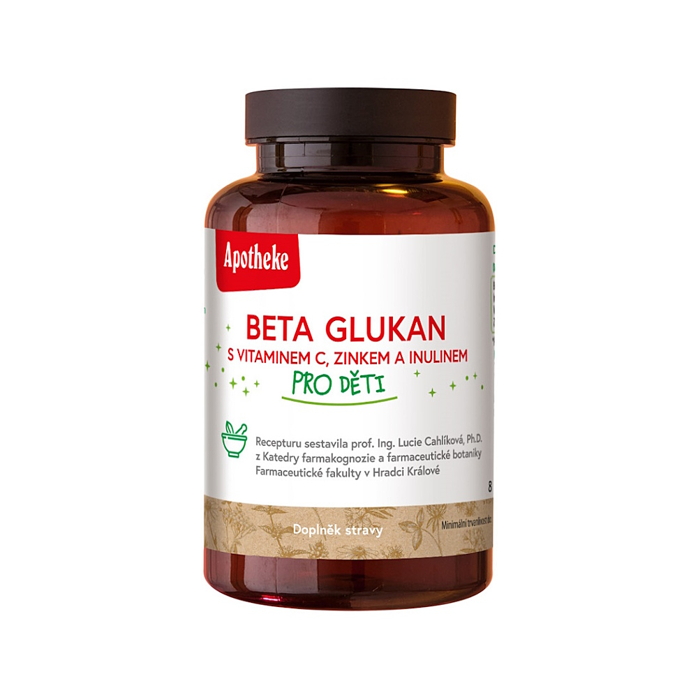 APOTHEKE Betaglukan pro děti 120 tobolek