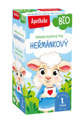 Apotheke BIO Dětský čaj heřmánkový nálevové sáčky 20x1 g