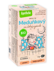 Apotheke BIO Dětský ovocný čaj s meduňkou nálevové sáčky 20x2 g