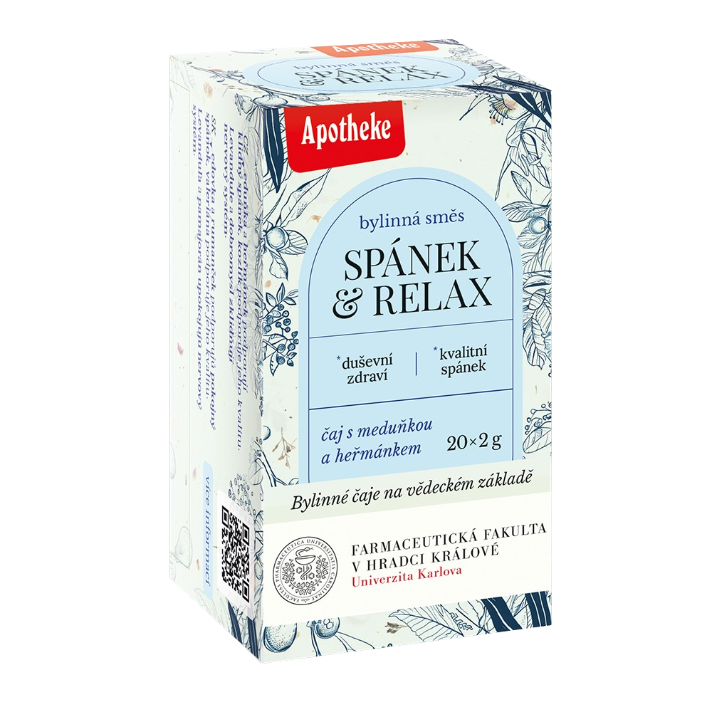 APOTHEKE Čaj Spánek a relax Farmaceutická fakulta 20 x 2 g