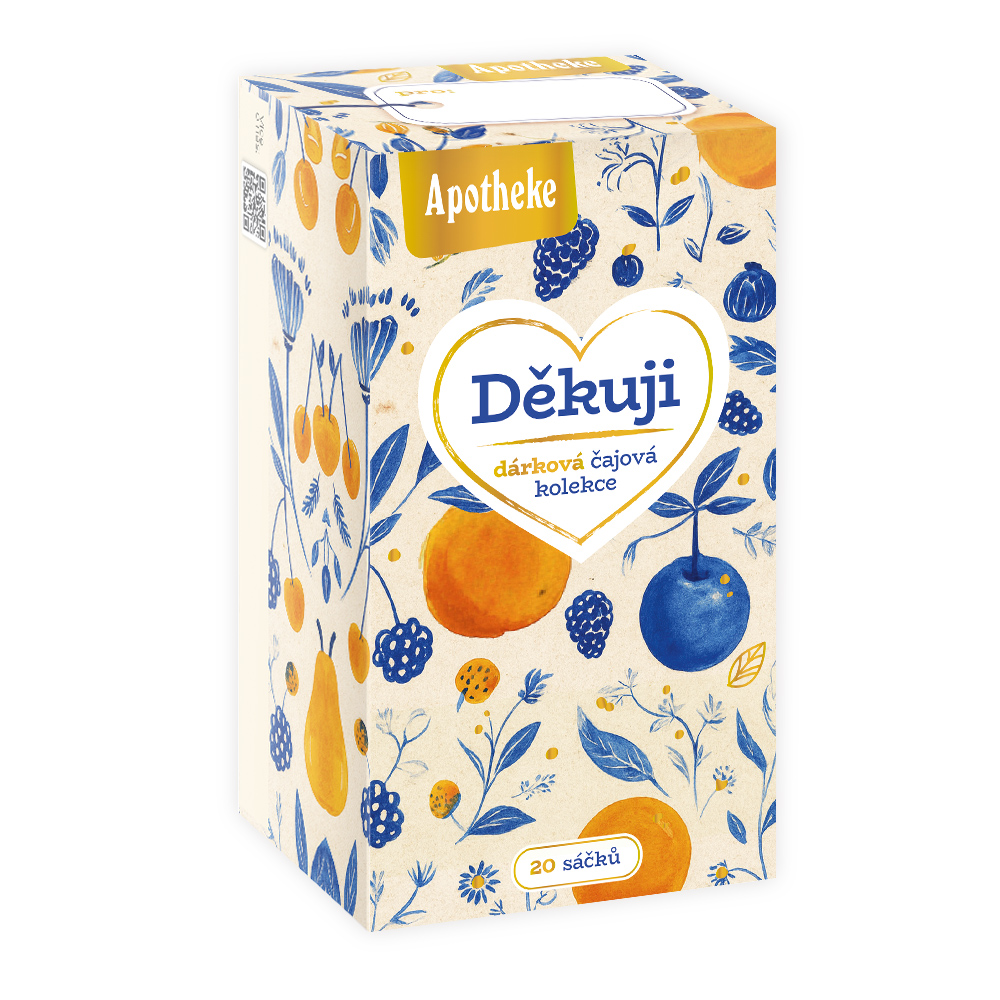 Apotheke Děkuji dárková kolekce čajů 20 sáčků