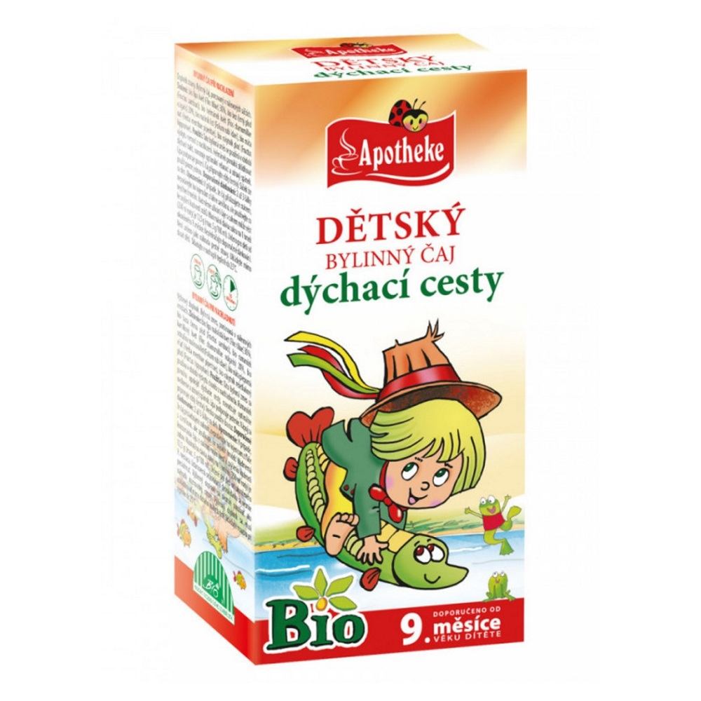 APOTHEKE Dětský čaj na dýchací cesty BIO 20x1,5 g